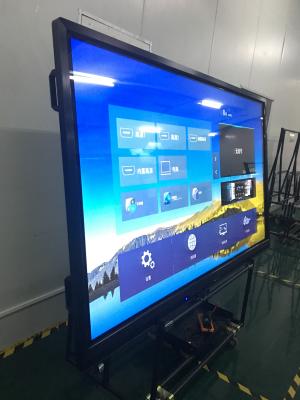 China Factory price 75 inch touch screen monitor with hotkey in classroom for sale