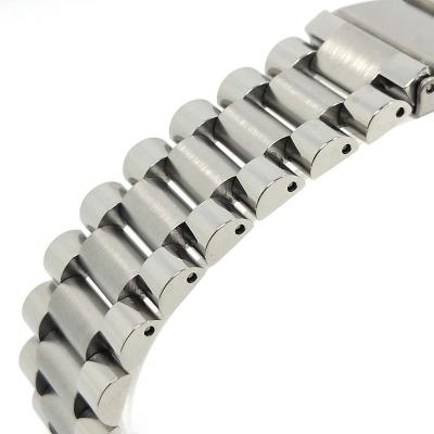 China Three Beads 22mm Fast Version 20 22mm Stainless Steel Watch Bands for sale