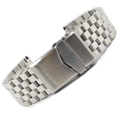 China Factory Custom Strap 20 Stainless Steel Solid 22mm Watch Strap 22mm for sale