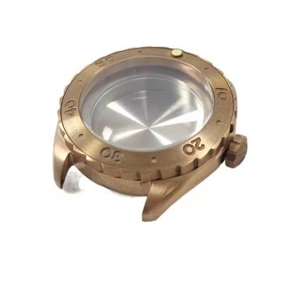 China Tin-Bronze Case Mens Automatic Watches 50atm Case Custom Diver Watch Bronze Case for sale