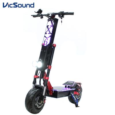 China Vicsound Unisex 13 Inch Fat Tire 60V 5600w 6000w Foldable Electric Scooter For Adults e Powerful Scooter for sale