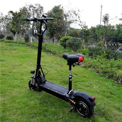 China Alloy+iron 2400W 52V 1000W 48V Aluminum Brushless Hub Motor Adult Foldable Electric Scooter 1200W With Seat for sale