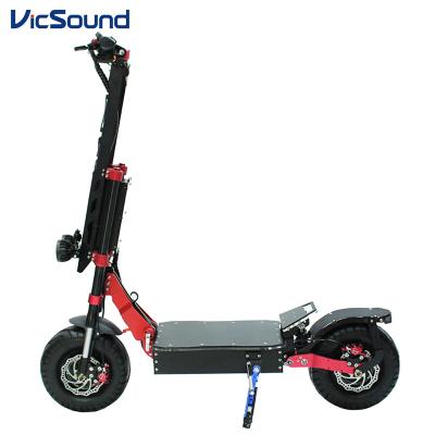 China Newest Vicsound Unisex 13Inch Tire Design Two Wheel 5600W 6000 Watt Fastest Foldable Electric Scooter for sale