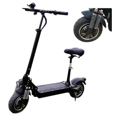 China Aluminum alloy+iron 52V 48V foldable high quality low cost electric scooter with two seats for sale for sale