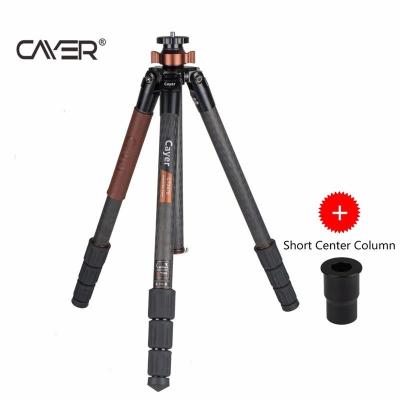 China Rubber Twist Locking Knob CAYER CT3470 Tripod Twist Lock Carbon Fiber (Black) With Rubber Center Column 4 - Section10x Tripod Professional Digital Camera for sale