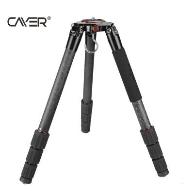 China Foldable Video Camera Cayer CT3460 Video Camera Carbon Fiber Tripod With Telescopic Legs for sale