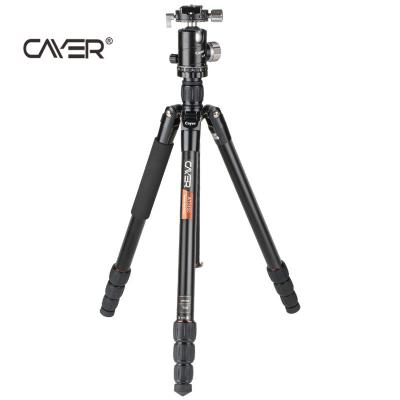 China Hot Sale Professional Tripod Cayer AT2450X3 Tripod Photo Kit Aluminum Digital Camera 4 Sections with Ball Head 15KG Load-Bear for sale