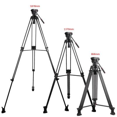 China Best Price Cayer BV30LH PORTABLE Professional Mobile Video Camera Tripods Foldable Tripod for sale