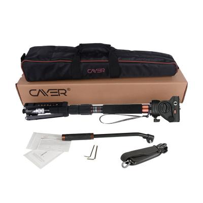 China Good Quality Monopod Cayer AT35DVK3 Extendable Video Portable Monopod Base for sale