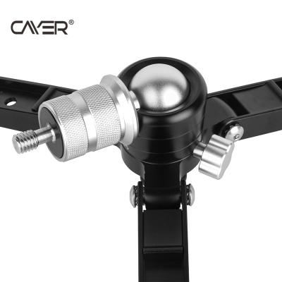 China Cayer SV5 Portable Mini Tripod Folding Portable Desktop Flexible Universal 360 Degree Rotating Mini Camera Tripod/Mini Tripod Stand for sale