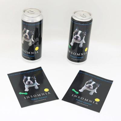 China Custom Printed Waterproof PET PVC Food Wrap Film Bottled Water Beverage Label Shrink Label for sale