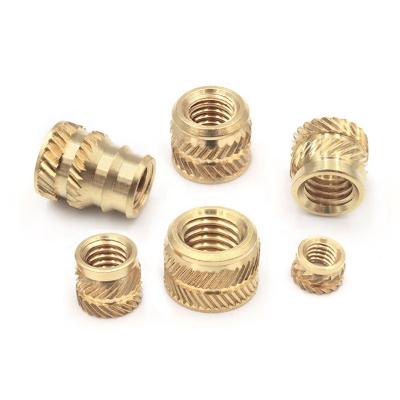 Κίνα Insert knurled nuts brass hot melt Inset nuts heating molding copper thread Inserts nut προς πώληση