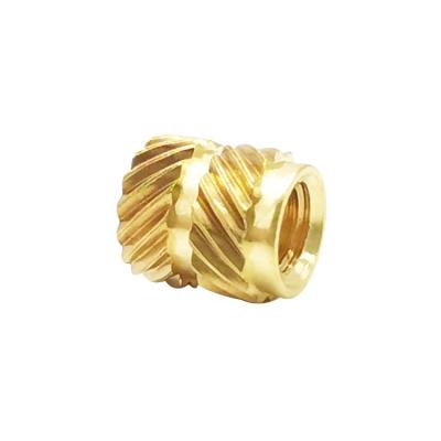 China High quality custom heat staking threaded inserts threaded insert nuts m4 m5 m6 brass threaded inserts for plastic for sale