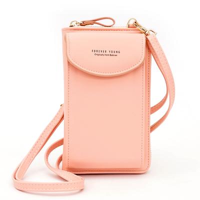 China High Quality Women Phone Clip Wallet Mini Sling Bag Multi Purpose Pockets Shoulder Cross - Body Bag Light Weight for sale