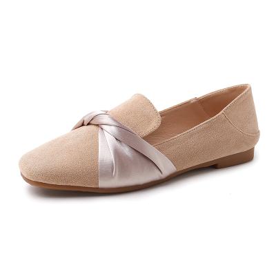 China Deodorization Women Fashion Ladies Shoes British Slip-Ons Doudou Toe Loafers Flats Shoes Pregnant Point for sale