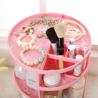 China Taizhou sustainable wholesale cosmetic&makeup female plastic rotary box dedicated for sale