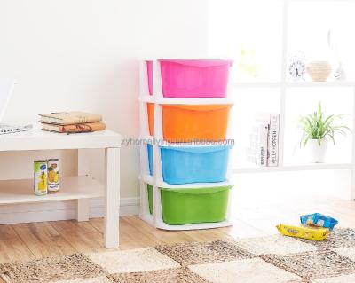 China China Supplier Wholesale Plastic Sustainable Storage Shelf For Kids for sale