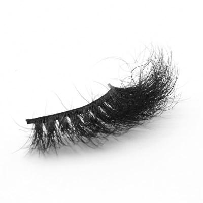 China 3D Layered Dramatic 25mm Natural Fluffy Charming Elegant Handmade Wholesale 3d Mink Eyelashes for sale