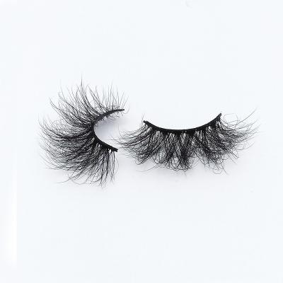 China 3D layered Wholesale Beautiful Natural Reusable Wispy Thick 25mm Bulk Extension Short Eyelash for sale