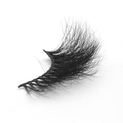 China 3D Layered Best Quality Handmade Luxury Natural Soft Single Long Extensions 25mm Mink Eyelashes for sale