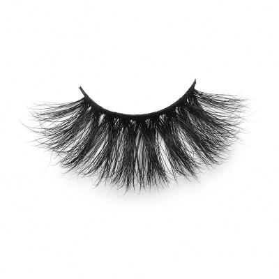 China 3D Layered Premium Individual Reusable Fancy Private Label Fluffy Thick Natural Mink Eyelashes for sale