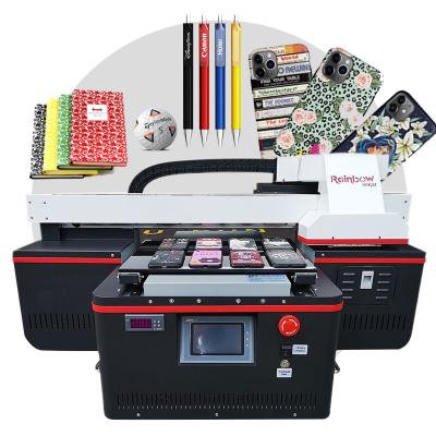 China Digital rotary a3 flatbed printer a3 flatbed printer phone case a3 uv printer rainbow uv printer prices digital uv printer for bottle cup golf ball for sale