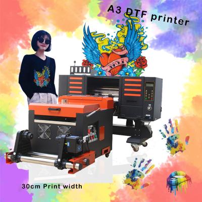 China Hotels high precision printing small dtf printer A3 dtf printer for t-shirt pet custom movie roll rolls a3 dtf printer for sale