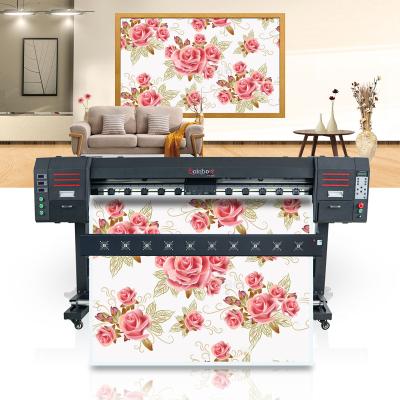 China Hotels high speed UV printer flatbad printer 1.6m economical UV large roll to roll printer print on flexible material for sale