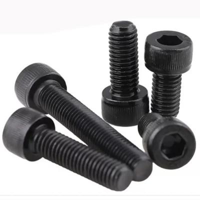 China DIN912 M4 M6 M8 M10 High Quality Grade 12.9 Carbon Steel Stainless Steel Hexagon DIN912 High Strength Black Socket Head Screws for sale