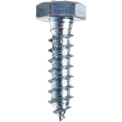 China Pan DIN571 M5 M6 M8 M10 M12 galvanized steel hex ss316 self tapping hexagon head wood screws for furniture for sale