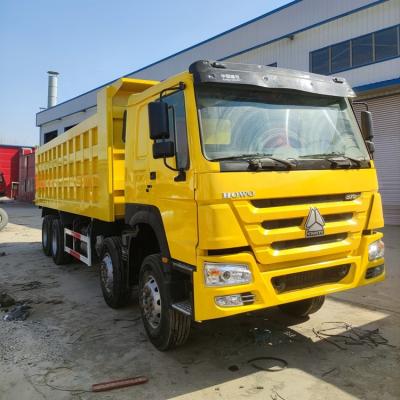 China CNHTC 12 tires trucks howo 50t dump trucks mining in good working conditions > 8L for sale