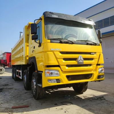 China Hot sale in Africa 371 Chinese howo used dumper truck city transport truck > 8L for sale