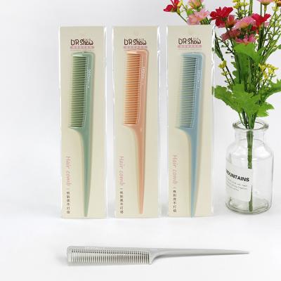 China Handy Comb Rat Tail Comb Long Hair Comfortable Portable Plastic Cute Small Tooth Comb for sale