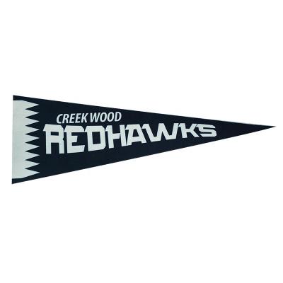 China PENNANT World Cup Sublimation Blank Without Printing Felt Pennants Team Soccer Pennant Polyester Blank for sale