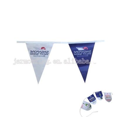 China School Hanging Red Simple Triangle Flags With Custom Design Exterior for sale