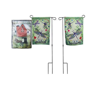 China FLYING Decorative Flag 300d Garden Flag Easter Seasonal Sublimation Decorative Flag For Events Decor Lawn Home Flag for sale