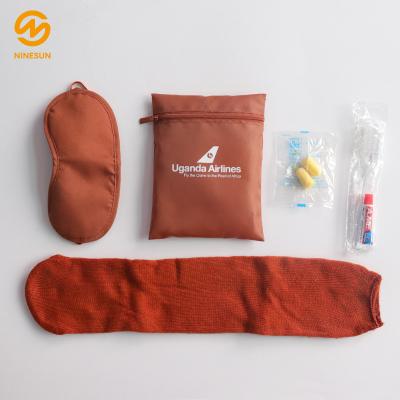 China Hot Selling Fashion Economy Class Amenity Kit Customized Practical Travel Kit For Airline Passengers for sale