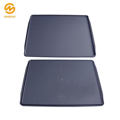 China Durable Classic Plastic Large Travel Tray Air Universal Plastic Tray Rectangular 38x27cm for sale