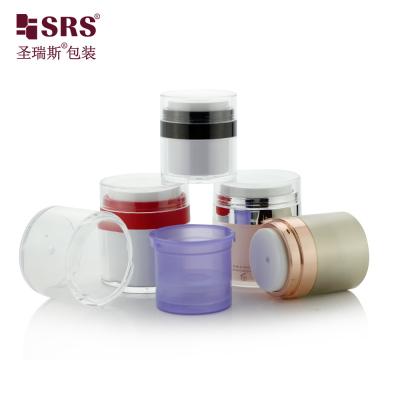 Chine Serum cosmétique vide remplaçable Gel élégant sans air Jar acrylique à vendre