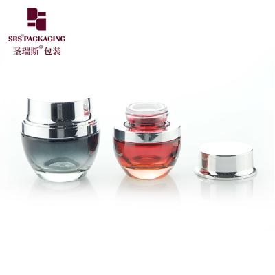 China Empty Luxury HIgh Quality Thick Wall Cosmetic Cream Glass Jar 30g for sale