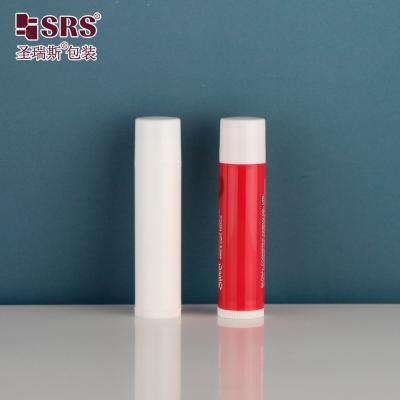 China 5 ml 15 ml Mini Injeção de cor personalizada de plástico Twist Up Stick Tube embalagem do bálsamo labial à venda