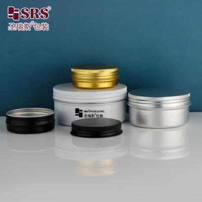 China 50g 100g 200g 250g Crema para el cuidado de la piel vacía Máscara para el cabello Tarro cosmético de plata en venta