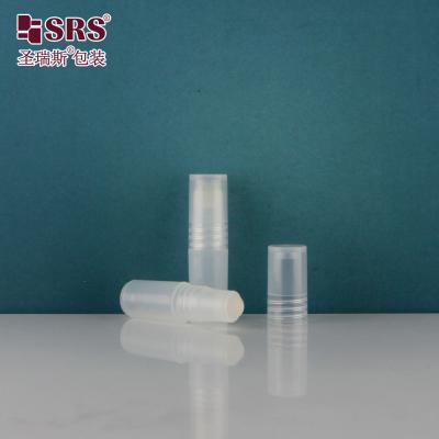 China 3ml Mini Empty Plastic PP PCR Recycled Material Sample Serum Roll On Oil Bottles for sale