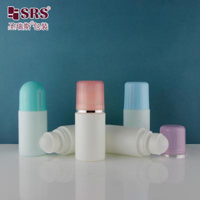 China 2 oz Ronde Matte PP PCR Antitranspirant Gel Plastic Roll On Customization Deodorant Rolffles Te koop