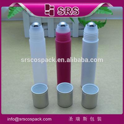 China Shengruisi packaging RPA-35ML plastic roll on bottle with aluminum cap for sale