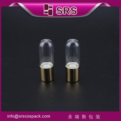 China SRS venta en caliente 3 ml de vidrio vacío en botella para aceite esencial con rodillo de acero inoxidable en venta