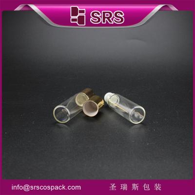 China SRS free sample OEM packaging service China supplier 5ml glass transparent roll-on bottle for sale