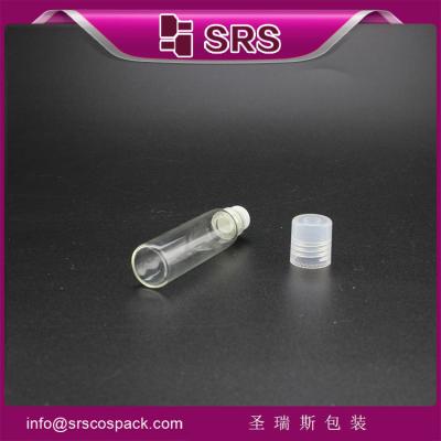 China SRS mejor servicio botella de cristal de 5 ml para muestra de suero ocular para uso con bola de acero en venta