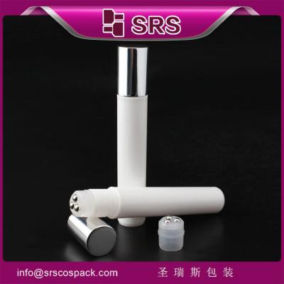 China Shengruisi packaging RPA-15ml plastic roll on bottle with three ball for sale