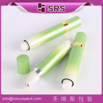 China Shengruisi Verpackung SY-10ml Kunststoffluftlose Pressrolle auf Flasche mit Metallkugel zu verkaufen